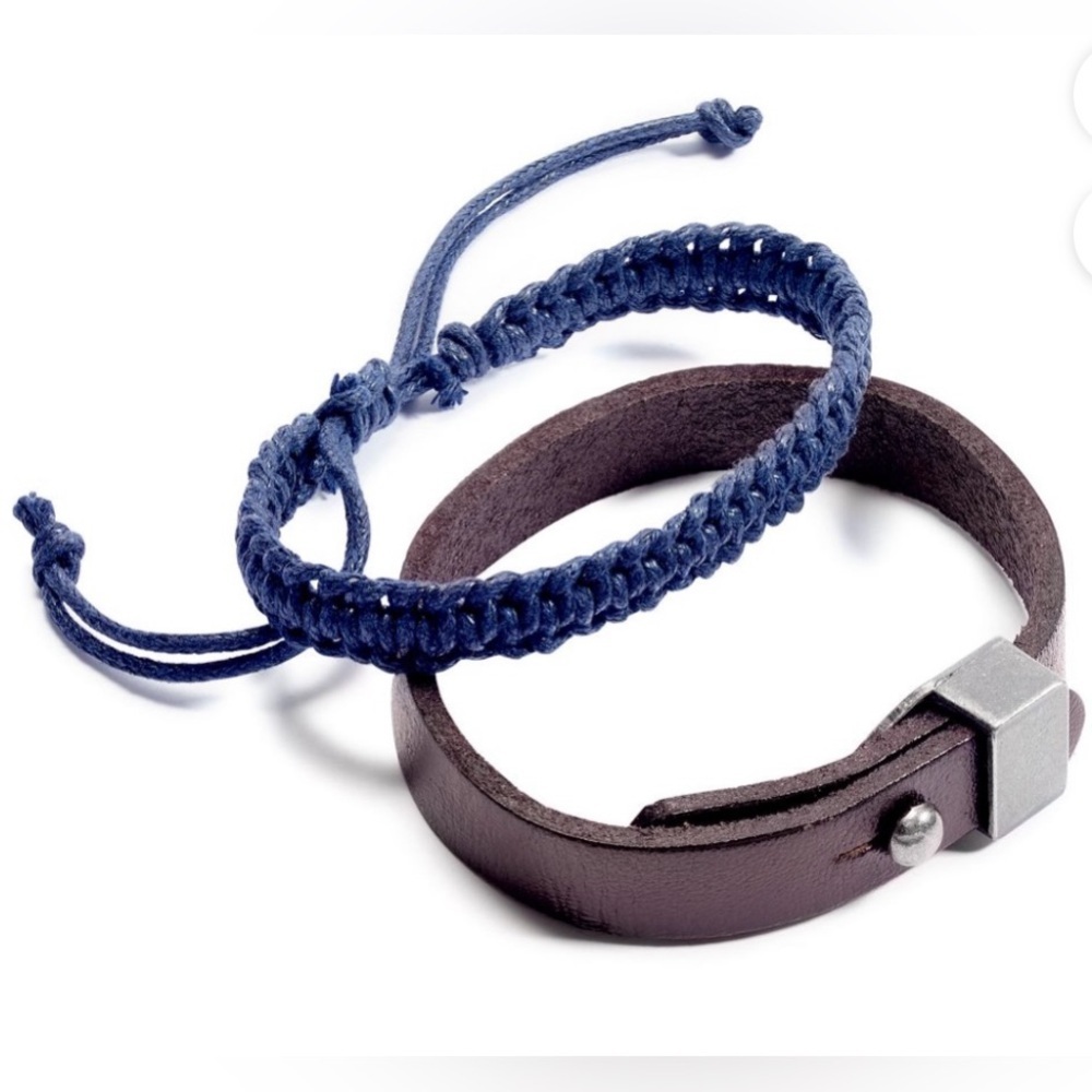 RA Rogue Accessories Leland‎ 2-Piece Men’s Bracelets NWT
